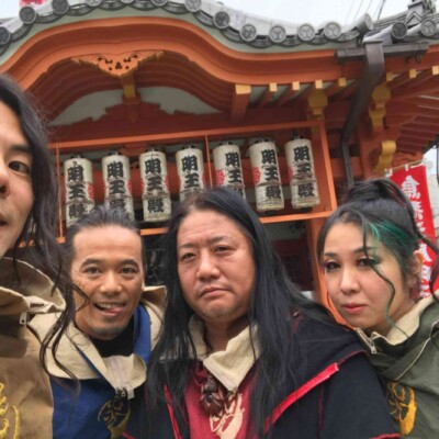 大須大道町人祭の火付盗賊ファイアーショー