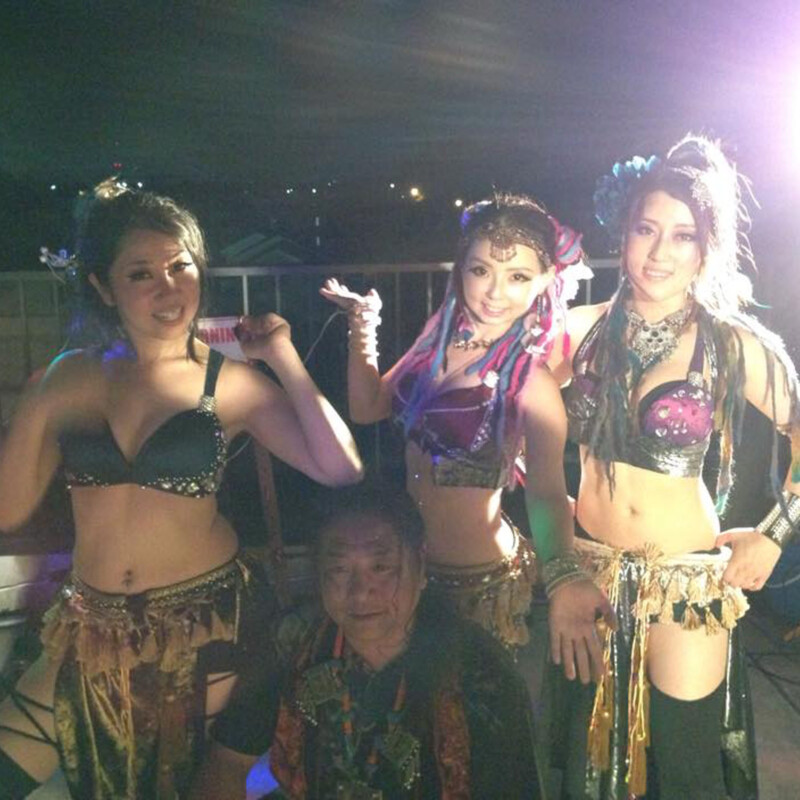 プライベートパーティで火付盗賊ファイアーショー