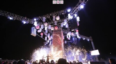 2018平昌冬季オリンピック大会公式メインイベント文化オリンピックオープニングフェスティバルでの火付盗賊ステージショー