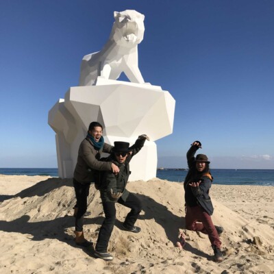 放置されてひまなので、とりあえずすべてのアート作品にからむ 平昌オリンピック公式イベント ファイアーアートフェスタ 2018年