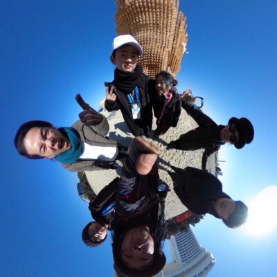 今回私たちを呼んでくれた、平昌オリンピックの開会式のファイアーアクトのディレクターを務める、シン・マスタ 平昌オリンピック公式イベント ファイアーアートフェスタ 2018年