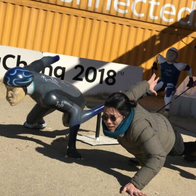 オリンピックセンターに連れてきてもらった 平昌オリンピック公式イベント ファイアーアートフェスタ 2018年
