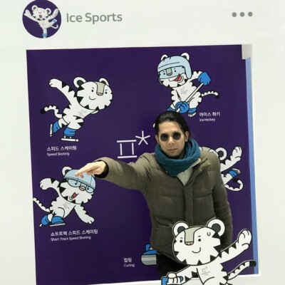 この後、カーリングネタが降りてくる師匠 平昌オリンピック公式イベント ファイアーアートフェスタ 2018年
