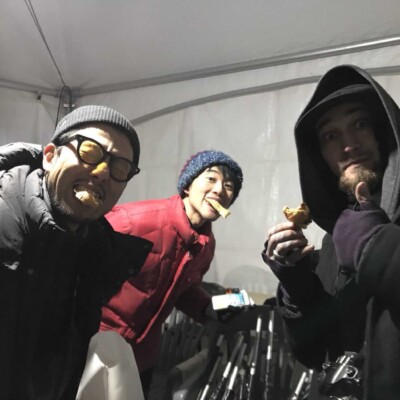 ショーが終わって、それぞれイベントを楽しみます 平昌文化オリンピック開会式 2018年