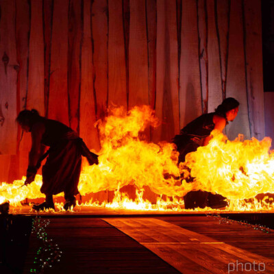 火付盗賊ファイアーパフォーマンスステージ