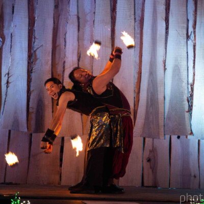 火付盗賊ファイアーパフォーマンスステージ