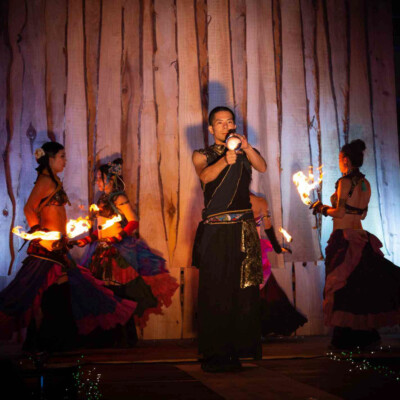 火付盗賊ファイアーパフォーマンスステージ