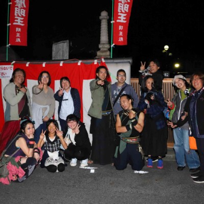 大須大道町人祭の常連さんとファイアー仲間