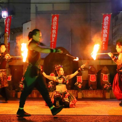 大光院のおじぞうさんに見守られつつフィナーレ