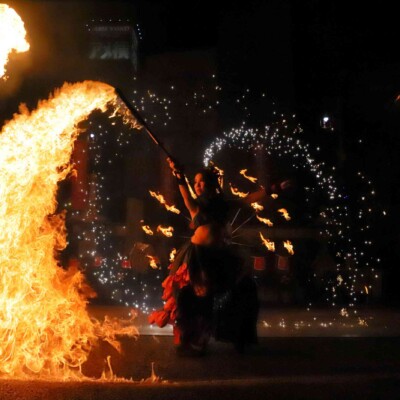 パイロスタッフ＆粉塵爆発炎剣
