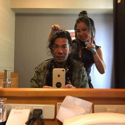 ヘアメイク研究中。盛りまくる