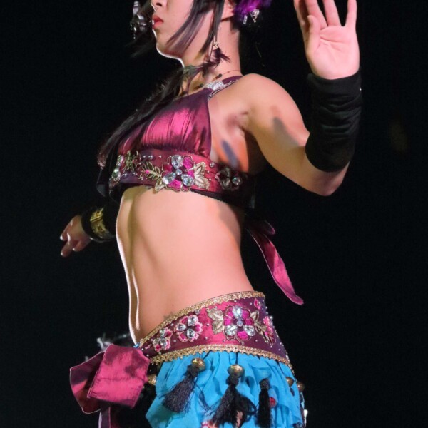 西武園遊園地のビアガーデンで花火大会後にファイアーショー