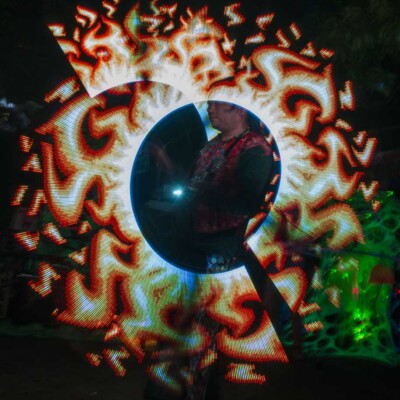 アウトドアフェスティバルを盛り上げるパフォーマー