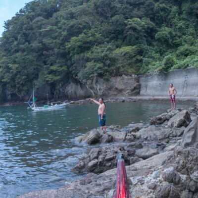 オートキャンプ銀河帰りに堂ヶ島観光