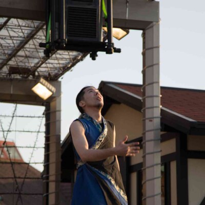 東京ドイツ村でファイアーパフォーマンス