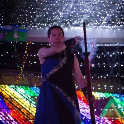 東京ドイツ村の夏イベントサマーフェスタでイルミネーションとファイアーショー