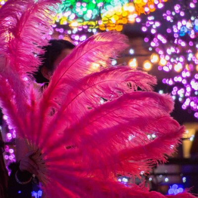 東京ドイツ村の夏イベントサマーフェスタでイルミネーションとファイアーショー