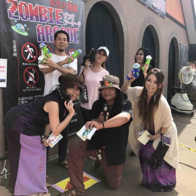 東京ドイツ村の夏イベントゾンビアーケード