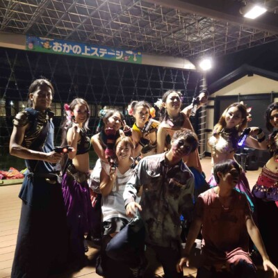 東京ドイツ村の夏イベントサマーフェスタでイルミネーションとファイアーショー