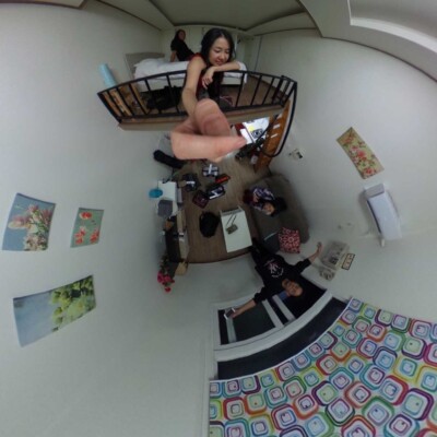 会場の近くに部屋借りてもらった。かわいいロフトです。 ソウルのアジアンフレンドシップフェスティバルでファイアーパフォーマンス