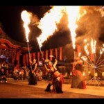 火付盗賊の大道芸フェスでのファイアー大道芸