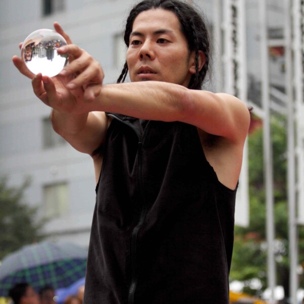 大須大道町人祭で火付盗賊ファイアーパフォーマンス