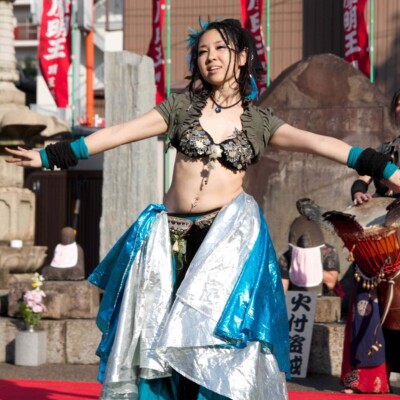 大須大道町人祭で火付盗賊ファイアーパフォーマンス