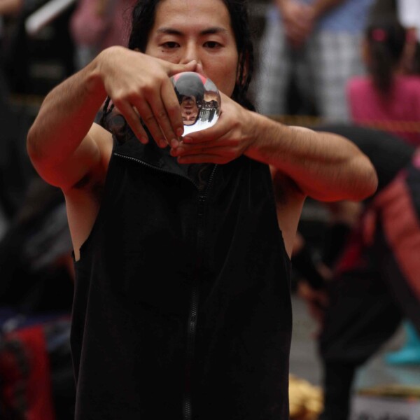 大須大道町人祭で火付盗賊ファイアーパフォーマンス