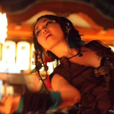 大須大道町人祭で火付盗賊ファイアーパフォーマンス