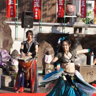大須大道町人祭で火付盗賊ファイアーパフォーマンス
