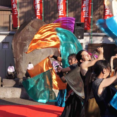 大須大道町人祭で火付盗賊ファイアーパフォーマンス