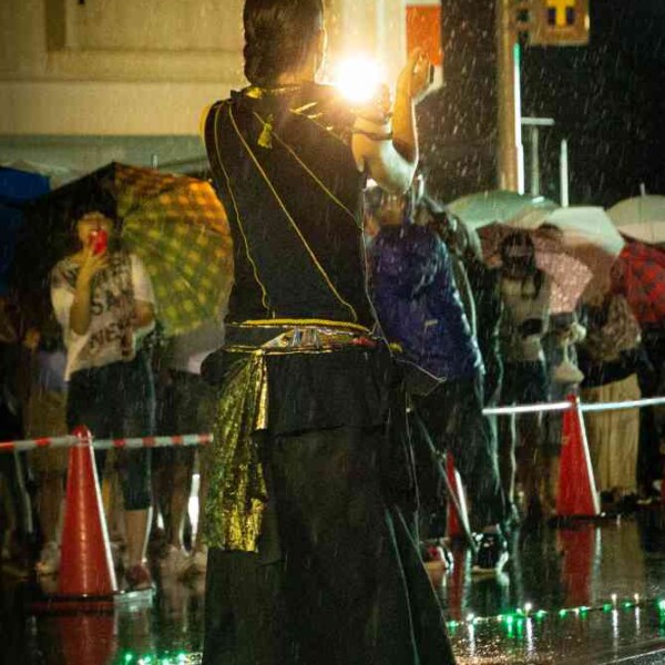 気仙沼みなとまつりでファイアーパフォーマンス