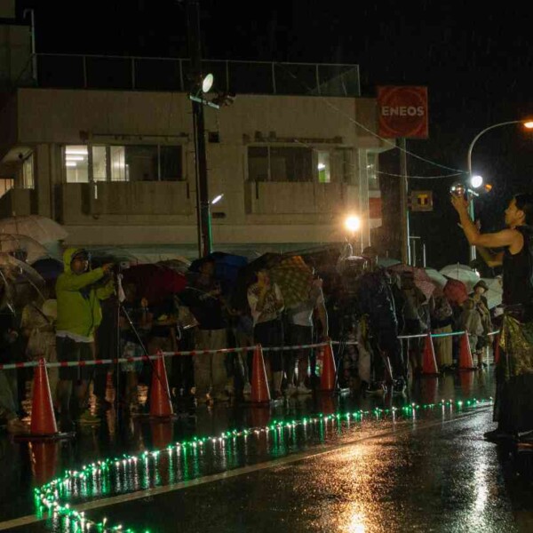 気仙沼みなとまつりでファイアーパフォーマンス