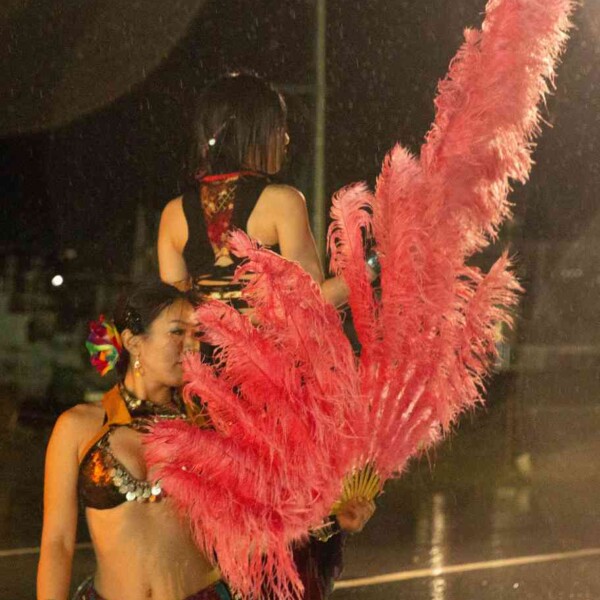 気仙沼みなとまつりでファイアーパフォーマンス