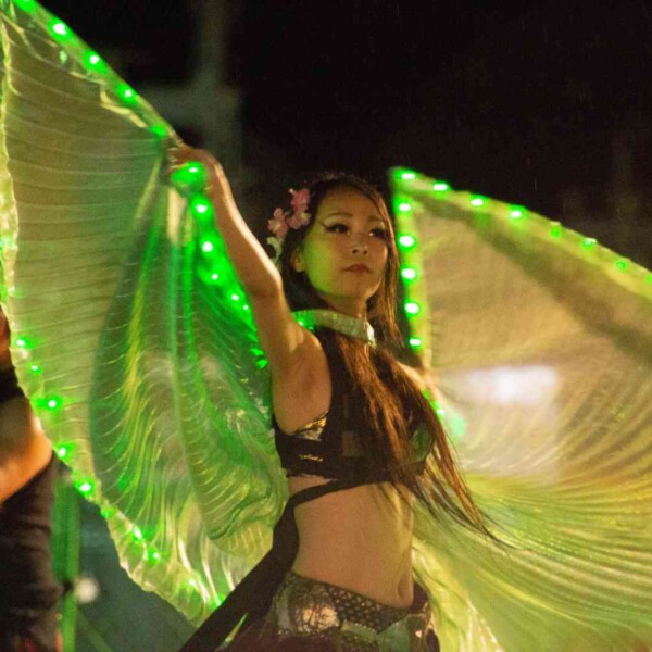 気仙沼みなとまつりでファイアーパフォーマンス