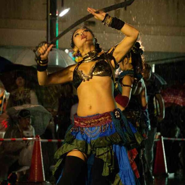 気仙沼みなとまつりでファイアーパフォーマンス