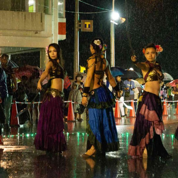 気仙沼みなとまつりでファイアーパフォーマンス