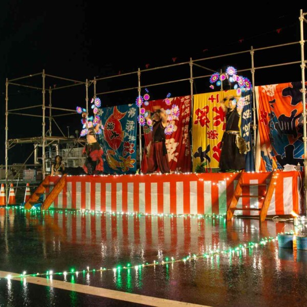 気仙沼みなとまつりでファイアーパフォーマンス