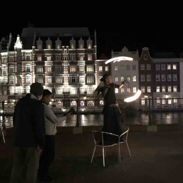 長崎ハウステンボス、炎と光の王国CM出演、CM撮影