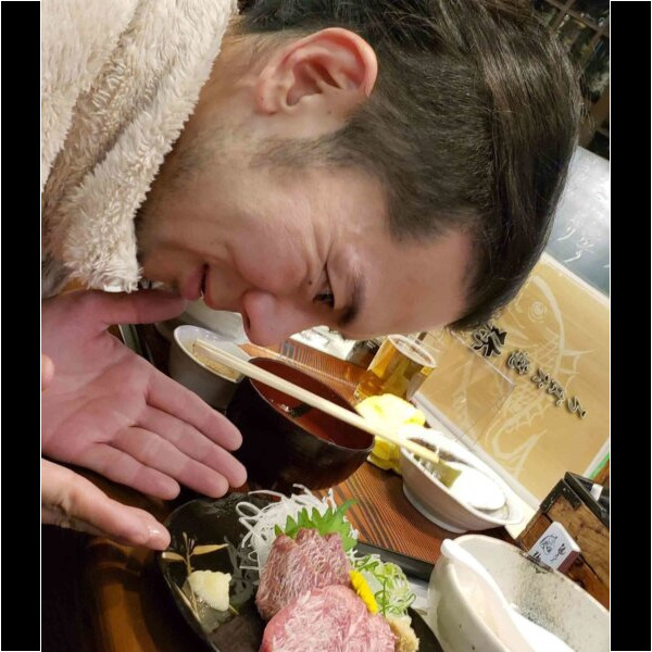 スキージャム勝山でファイアーショー後打ち上げ