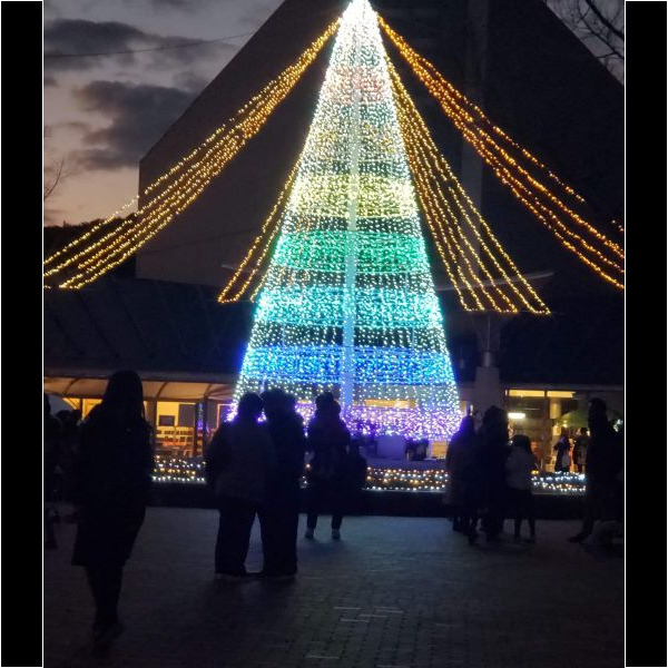 あすたむらんどのイルミネーション