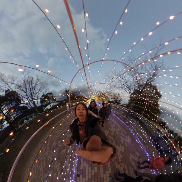 あすたむらんどのイルミネーション