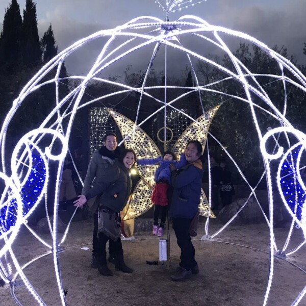 あすたむらんどのイルミネーション