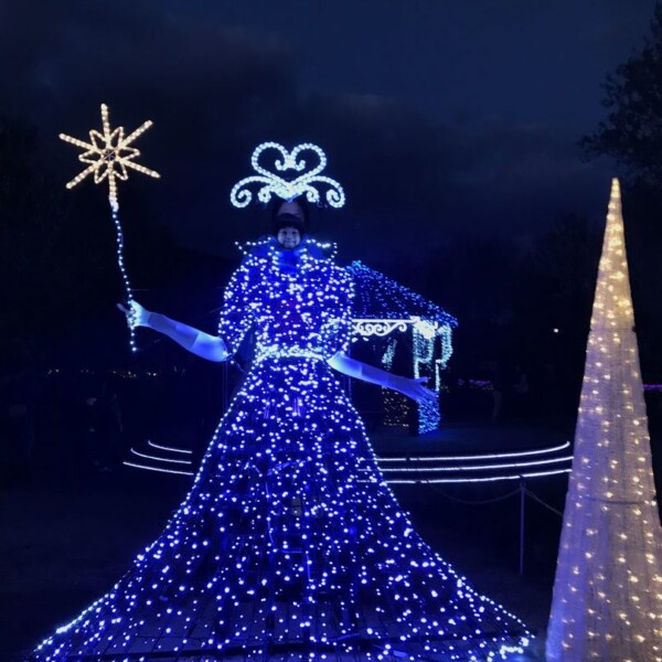 あすたむらんどのイルミネーション