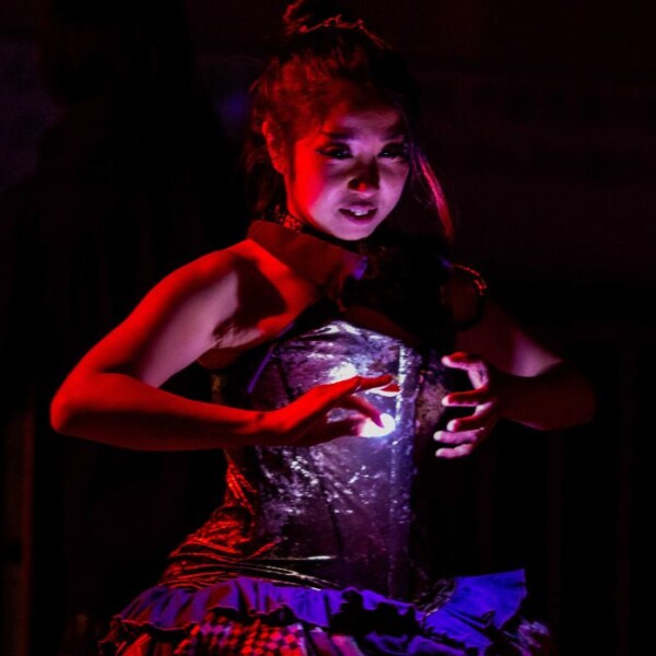 サムチップを使った光パフォーマンス アゲハ東京の17周年イベントでライトパフォーマンス