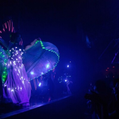 アゲハ東京の17周年イベントでAlphaPortalの盛り上げライトパフォーマンス