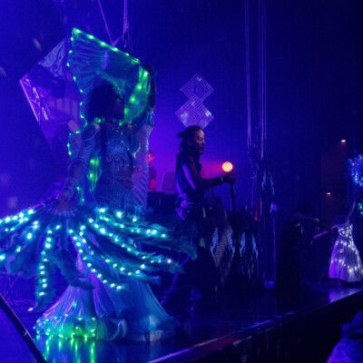 アゲハ東京の17周年イベントでAlphaPortalの盛り上げライトパフォーマンス
