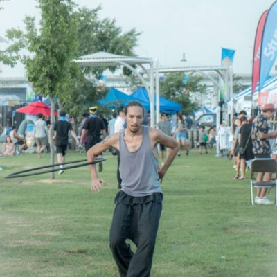 韓国のファイアーフェスティバルのワークショップ