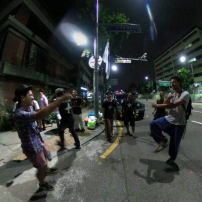 韓国ファイアーフェスティバル打上げ