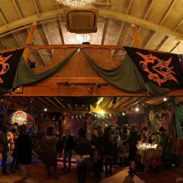 豊橋のベリーダンスイベントでファイアーショー